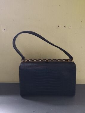 VINTAGE Bellestone Structured Alligator Bag